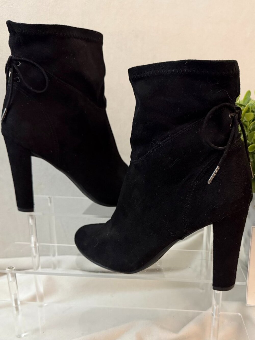 Circus Sam Edelman Janet Black Suede Ankle Boots 7
